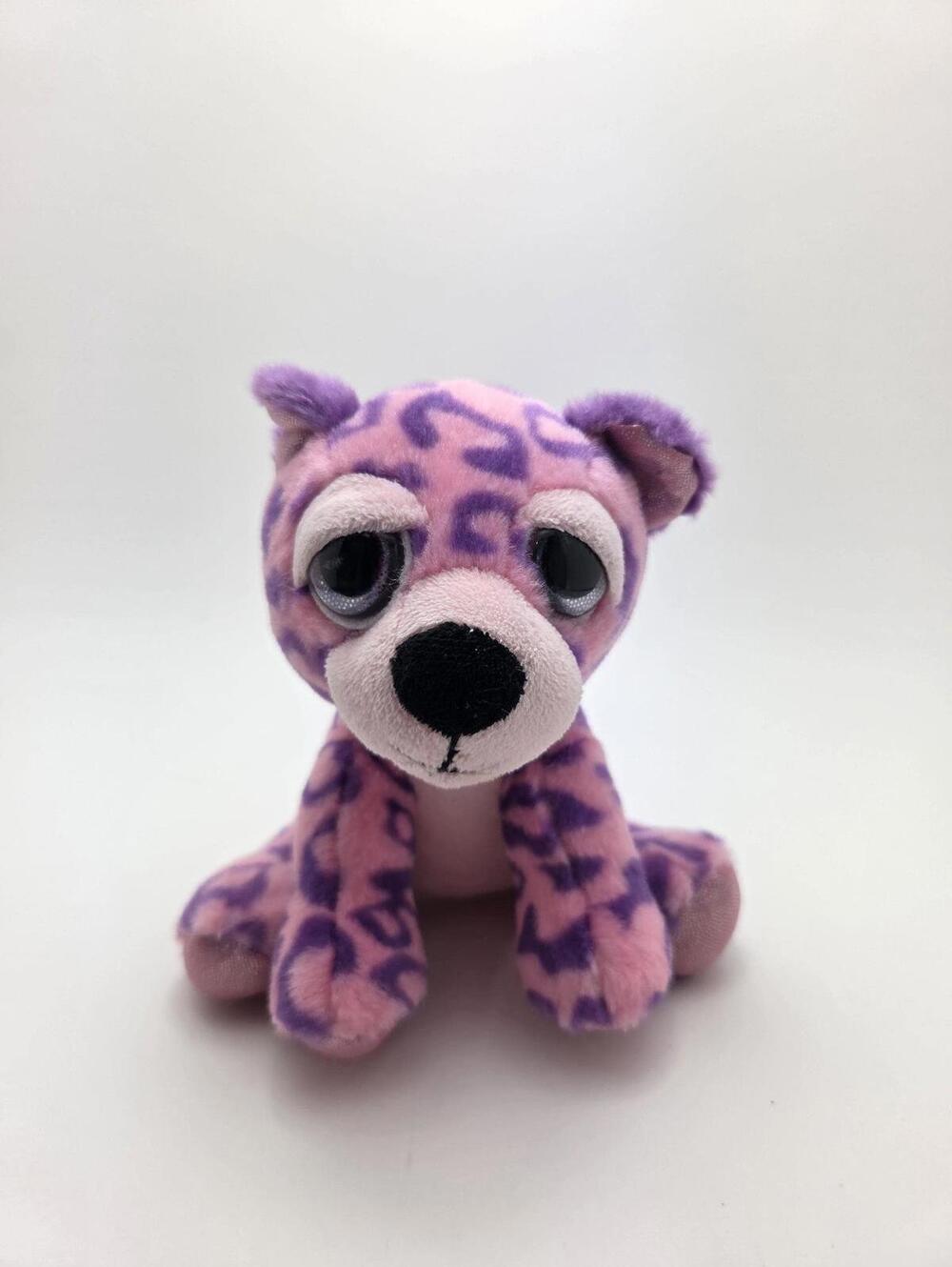 Russ Lil Peepers Plush “Brooke” the Pink and Purple Leopard (5 inch)